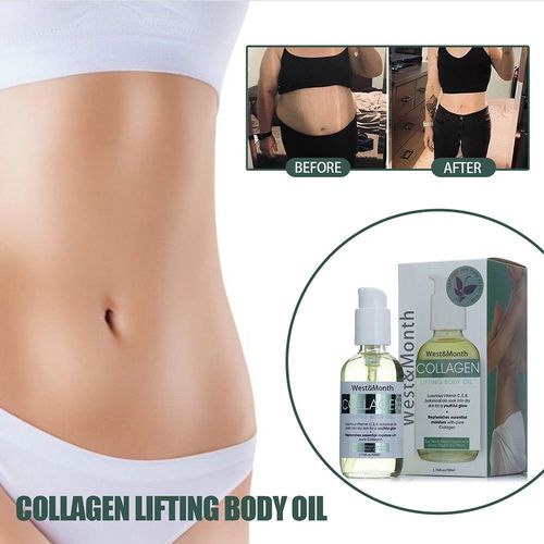 Huile De Soin Pour La Peau, Anti-Cellulite, Raffermissante, Au Collagène, Amincissante, Brûleur De Graisse, Pour Les Bras Et La Taille 
