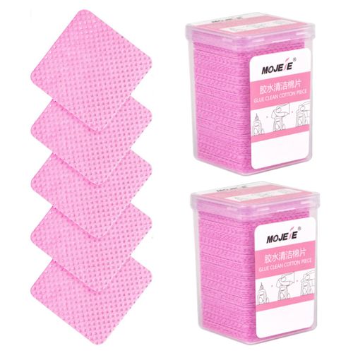 Lingettes À Colle Pour Extensions De Cils, 400 Pièces, Non Tissées, Douces, Bouteilles De Colle Et Vernis À Ongles 