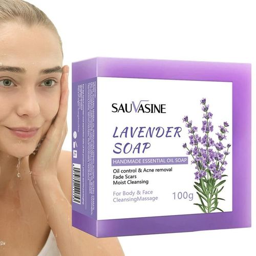 Savon À La Lavande Pour Les Mains, Barre De Savon Naturel À La Lavande, Avec Un Parfum Floral Durable, Hydratant En Profondeur 