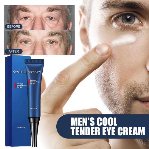 Crème Hydratante Pour Les Yeux Pour Hommes, Gel Frais Pour Les Yeux, Hyaluronate, Sous Les Yeux, Cernes, Poches, Ridules, Soins Des Yeux, 15g 
