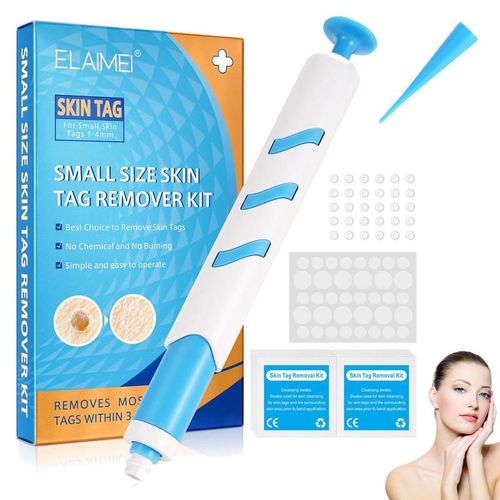 Dissolvant D'étiquettes Automatiques, Rapide Et Sans Douleur, Kit De Dissolvant D'étiquettes De Peau Pour Petites Étiquettes De Peau (1mm-4mm), Élimine Les Grains De Beauté Et Les Étiquettes De Peau 
