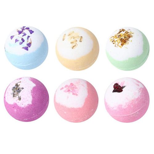 Bain Moussant Relaxant Pour Enfants, Paquet De 6, Boules De Bain Avec Huile Essentielle Pour Hydrater La Peau Sèche 