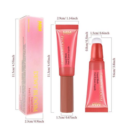 Stylo À Coussin D'air Pour Visage, Liquide, Maquillage Multi-Usages, Mise En Évidence Et Blush, Visage, Naturel, Pêche, Joues Roses, Crème, Cosmétique 