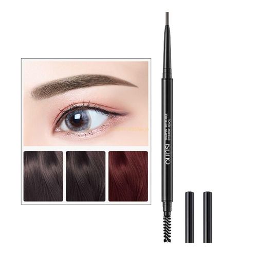 Crayon À Sourcils À Double Extrémité, Durable, Étanche, Rotatif, Ultra Mince, Livraison Directe 
