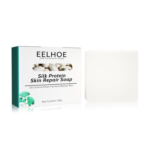 Savon Hydratant Pour La Peau, Nettoyage En Profondeur Manuel, Protéine De Soie, Lait Blanchissant 