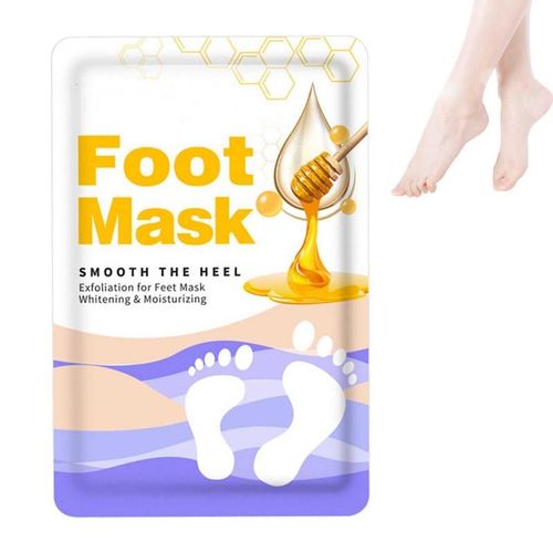 Masque Exfoliant Pour Les Pieds Au Miel, Chaussettes De Pédicure, Gommage, Élimination Des Peaux Mortes, Hydratant, Gommage Des Pieds, Spa, 1 Paire 