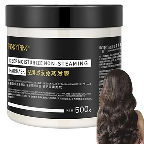 Masque Capillaire À La Kératine, 500ml, Soins Pour Tous Les Types De Cheveux, Réparation Des Cheveux En 5 Secondes 