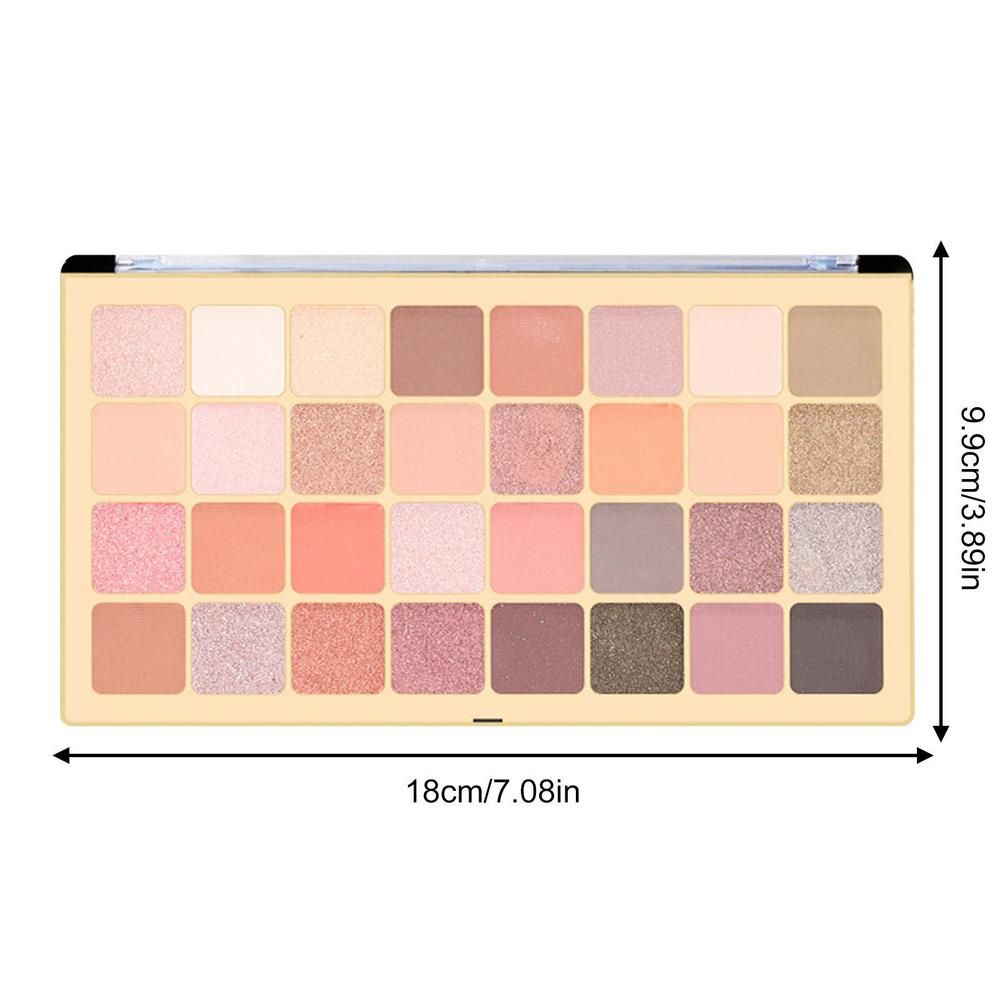 Palette De Fards À Paupières 32 Couleurs, Tenue Longue Durée Et Étanche, Palette De Maquillage Pour Femmes 