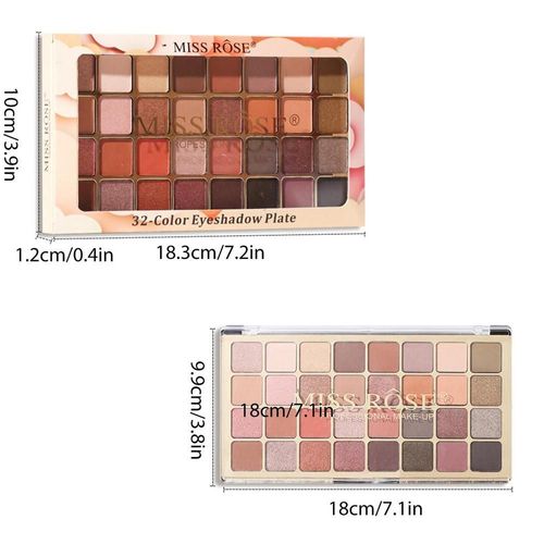 Mat Fard À Paupières Shimmer Maquillage Palettes D'ombres À Paupières 32-Couleur Nude Mat Fards À Paupières Scintille Pour Smokey Maquillage 