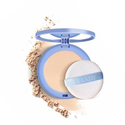 Poudre De Maquillage Pour Le Visage Mat, Tenue Longue Durée Et Imperméable, À Pression, Texture Légère, Tous Types De Peau, Pour Femmes 