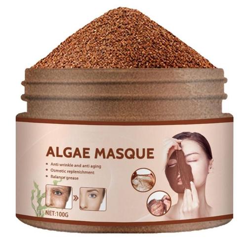 Poudre De Masque Facial Aux Algues Pour Femmes, Nettoyage En Profondeur, Couverture Faciale, Blanchissant, Hydratant, Améliore La Fermeté Et Le Rétrécissement Des Pores 