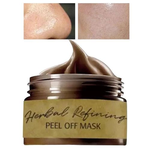 Masque Facial Arrachant À Base De Plantes, Contrôle De L'huile Et Dissolvant De Points Noirs, Masque Pelable À Base De Plantes, Soins De La Peau, Pour Hommes Et Femmes 