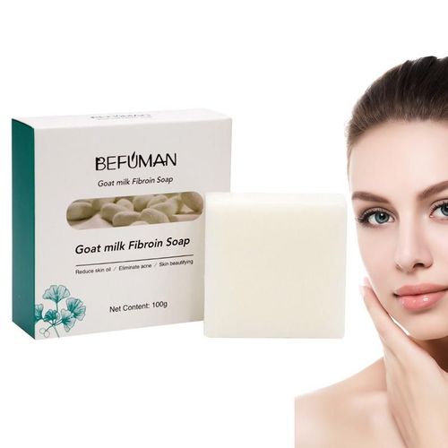 Savon Au Lait De Chèvre Naturel Pour Le Corps, Barre De Savon Pour La Peau, Éclaircissant, Hydratant, Contrôle De L'huile, Pour Le Visage Et Le Corps 