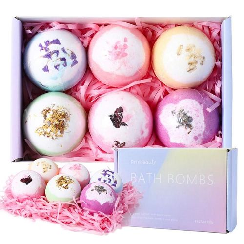 Bain À Bulles Fait Main Pour Enfants, Sel De Bain À Bulles, Coffret Cadeau, Huile Essentielle, Bain À Bulles Avec 6 Parfums, Bain Relaxant, Bain Spa Étincelant, Ik, Paquet De 6 