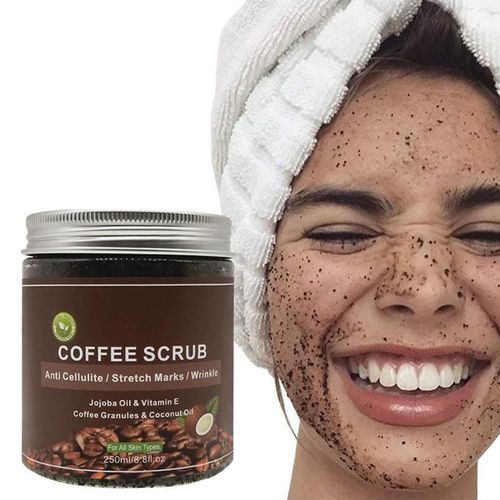 Exfoliant Pour Le Corps Et Le Visage, Café, Sel De Mer, Grain, Anti-Cellulite, Exfoliant Et Dissolvant De Cellulite 