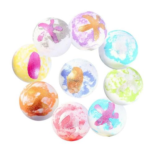Boule De Bain Pour Femmes, Pommeau De Douche Relaxant, Aromathérapie, Fait À La Main, Avec Huile Essentielle Et Sel, Hydratant, 9 Pièces 