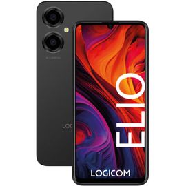 Smartphone Logicom Elio 6,74" Double nano SIM 64 Go Noir