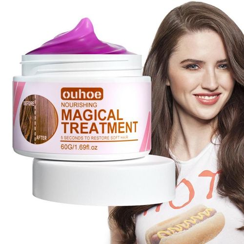 Après-Shampoing Hydratant À La Kératine Pour Cheveux Abîmés, 60g, Avec Protéines, Pour Une Chevelure Forte Et Saine 