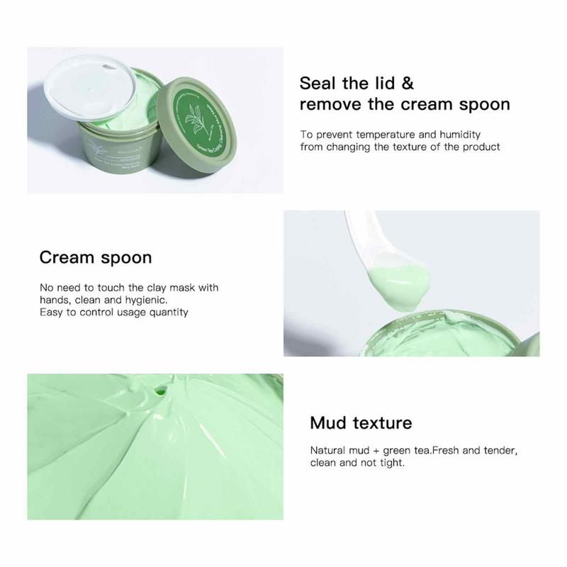 Dissolvant De Points Noirs, Boue De Th Vert, Nettoyage En P... - 3