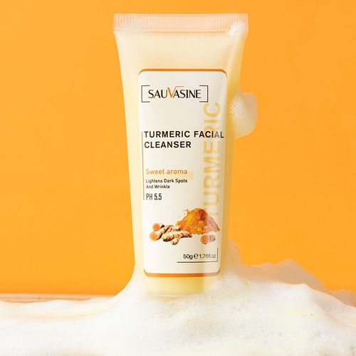 Produits De Soins De La Peau Au Curcuma, Dissolvant D'acné Et De Taches Foncées, Blanchissant, Éclaircissant, Sérum Facial, Crème Pour Le Visage, Nettoyant, Sérum, Huile, Hydratation, Nouveau 