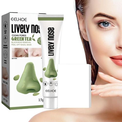 Crème Dissolvant De Points Noirs Pour Le Visage, Soin De La Peau, Rétrécissement Des Pores, Acné, Nettoyage Du Nez, Purification, Masque Peel Off, 15g 