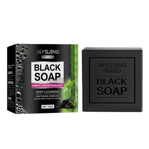 Barre De Savon Au Charbon De Bois Hydratant, Barre De Savon Au Charbon De Bois Dessalant, Gouttes De Mélanine, Savon Pour Le Corps, Pour Les Points Noirs, Grands Pores 
