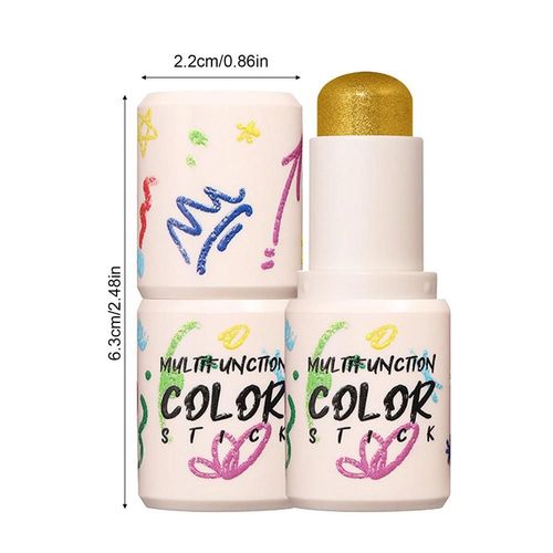 Bâton De Fond De Teint Pour Filles, Bâton D'éclaircissement Avec 4 Couleurs Différentes, Maquillage Naturel Scintillant 