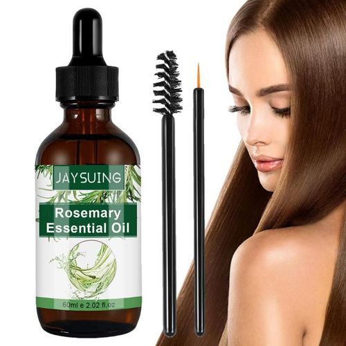 Huile De Romarin Pour Nourrir Le Cuir Oral Elu Et La Peau Sèche, Essence De Soins De La Peau, Relabels Ing, Château Essentiel, Rehaussement De La Brillance Des Cheveux, 60ml, 2.02 Oz 