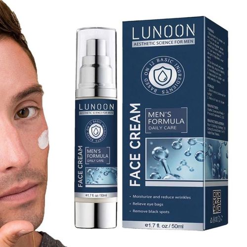 Crème Hydratante Pour Hommes, 50ml, Naturelle, Nourrissante Et Hydratante, Pour Peaux Sèches Et Sensibles 