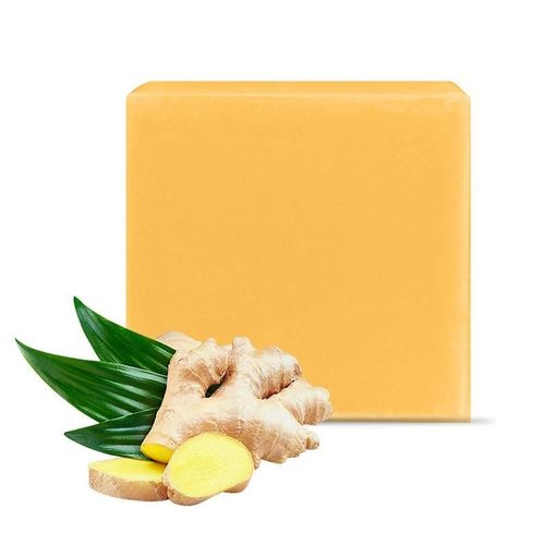Savon Au Gingembre Biologique, Barre De Savon Au Gingembre Naturel, Tous Types De Peau, Turmeric Organique, Drainage Lymphatique Du Corps, Amincissant, Anti-Gonflement 