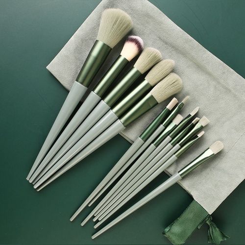 Ensemble De Pinceaux De Maquillage Doux Pour Femmes, Fard À Barrage, Fond De Teint, Fard À Barrage, Fard À Joues, Poudre, Mélange, Beauté, Outils Cosmétiques, 13 Pièces 