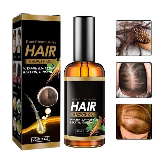 Sérum De Soin Pour La Croissance Des Cheveux, Huile Essentielle Hydratante, 1 Oz, Renforce Les Cheveux, Revitalise En Profondeur, Répare Les Cheveux 