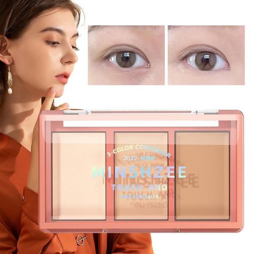 Palette De Crème Correctrice 3 Couleurs, Crème Correctrice Imperméable Et Durable Pour Contour, Fond De Teint, Mise En Valeur, Crème De Maquillage 