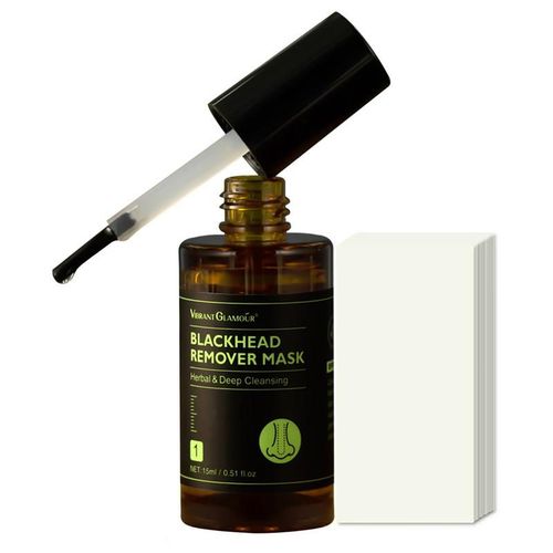 Crème Nettoyante Pour Les Pores Avec 60 Feuilles Autocollantes, Dissolvant De Points Noirs, Purifie L'acné, 60 Bandes Nasales Pour Purifier La Peau En Profondeur 