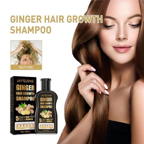 Shampooing Anti-Chute De Cheveux Naturels Pour Hommes Et Femmes, Repousse Rapide, Cheveux Abîmés, Soins Capillaires Professionnels Thunicef 