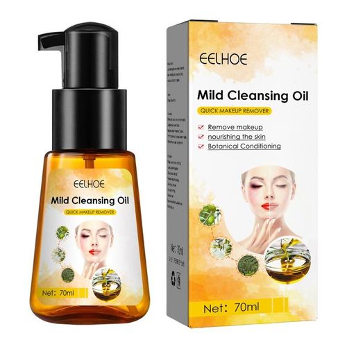 Nettoyant Quotidien Pour Le Visage, Huile Démaquillante, Dissolvant Pour Le Visage, Pas De Colmatage Des Pores, Formule De Séparation Eau-Huile Pour Les Yeux 