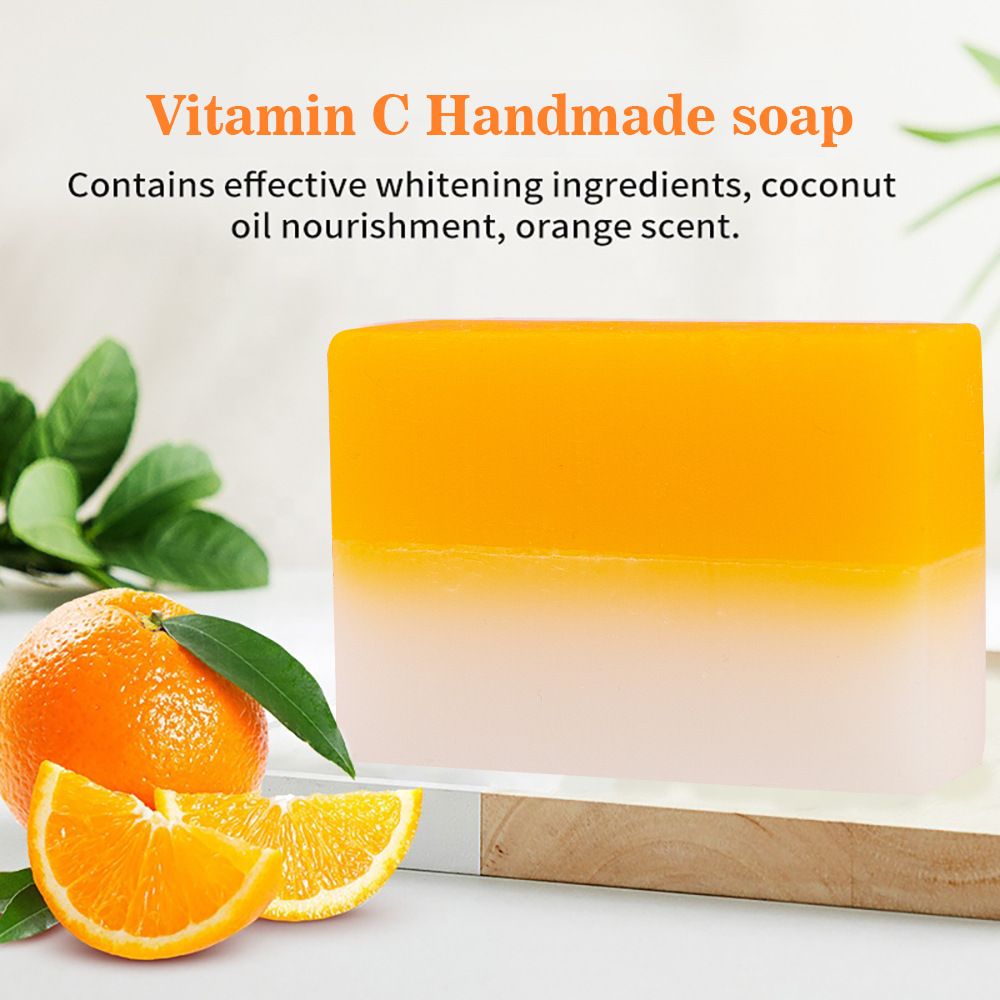 Savon Fait Main Blanchissant  La Vitamine C, 100g, Hydratan... - 2