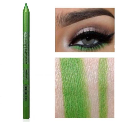 Crayon De Maquillage Imperméable Longue Durée Pour Les Yeux, Coloré, Mat, Naturel, Résistant À L'eau, Ne Fleurit Pas, Séchage Rapide, Vert 