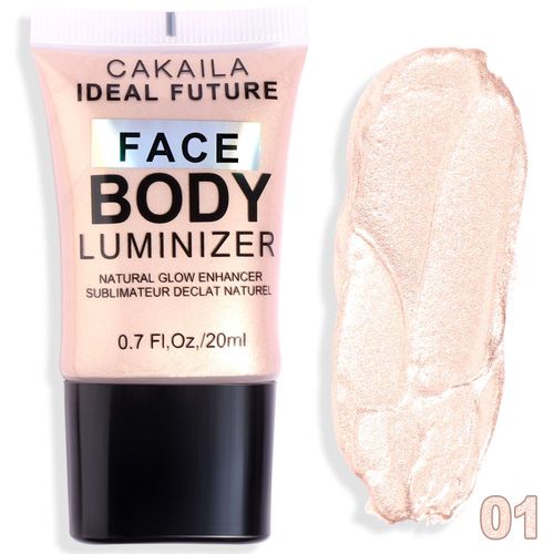 Rehausseur De Corps Et Surligneur De Peau, Réduit La Matité Qui Dépasse Votre Beauté. Utilisez Cet Illuminateur Corporel Avec Fond De Teint Liquide 20ml 
