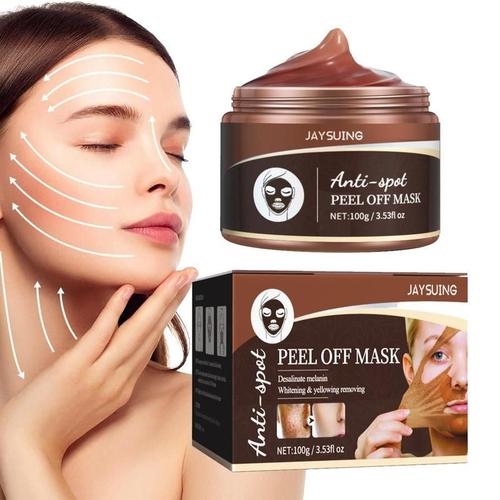 Masque Peeling Anti-Âge Pour Le Visage, Éclaircissant, Dissolvant De Points Noirs, Blanchissant, Masque Déchirant, Rétrécissement Des Pores, Soins De La Peau, 120g 