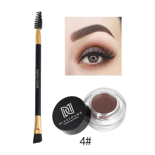 Crayon À Sourcils Imperméable Et Durable, 5 Couleurs, Gel De Teinture Pour Sourcils, Maquillage Cosmétique, Crème Avec Brosse, Tslm1 