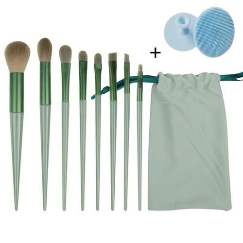 Ensemble De Pinceaux De Maquillage, Lot De 8 Pièces, Ombre À Paupières, Brosse À Sourcils, Beauté, Mélange, Correcteur, Outil De Nettoyage De Maquillage 