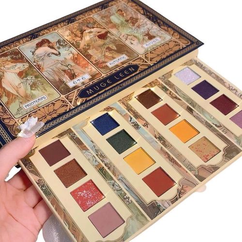 Palette De Fards À Paupières Pour Femmes, 20 Couleurs, Maquillage De Mariage, Texture En Poudre 