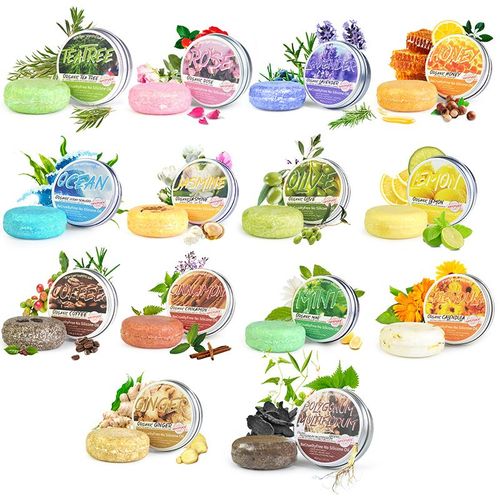 Savon Réparateur Organique Naturel, Après-Shampoing, Barre De Savon Pour Cheveux, Nourrissant, Polygonum, Soins Pour Cheveux, Assombrissement, Nettoyage Du Cuir Chevelu 