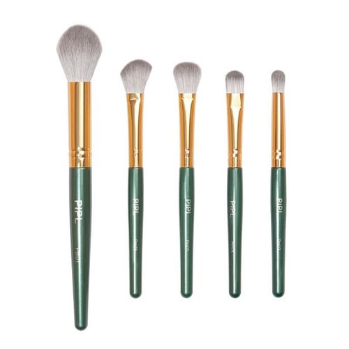 4/5/6pcs Pinceaux De Maquillage Ensembles Fondation Poudre Blush Cosmétique Fard À Paupières Femmes Beauté Paillettes Maquillage Brosse Outils 