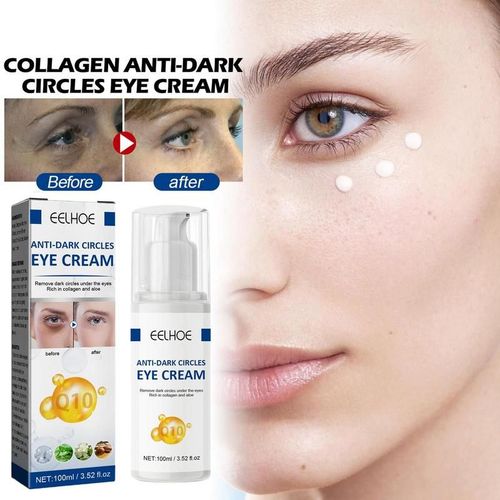 Crème Hydratante Pour Les Yeux, 100ml, Lotion Éclaircissante Pour Les Yeux, Élimine Les Rides De La Poche Oculaire, Les Cernes, Estompe Les Ridules 