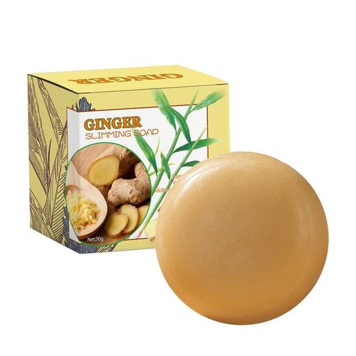 Savon En Barre Au Gingembre Naturel Fait À La Main, Détoxifie Lymphatique, Hydratant, Doux, Organique, Sans Cruauté, Pour Détoxification Lymphatique 