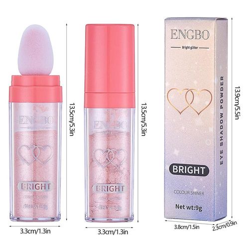 Poudre De Fée Scintillante Pour Femmes, Surligneur Scintillant Pour Visage Et Corps, Brillant Tridimensionnel Illuminant Accessoire Cosmétique Portable Pour Femmes 