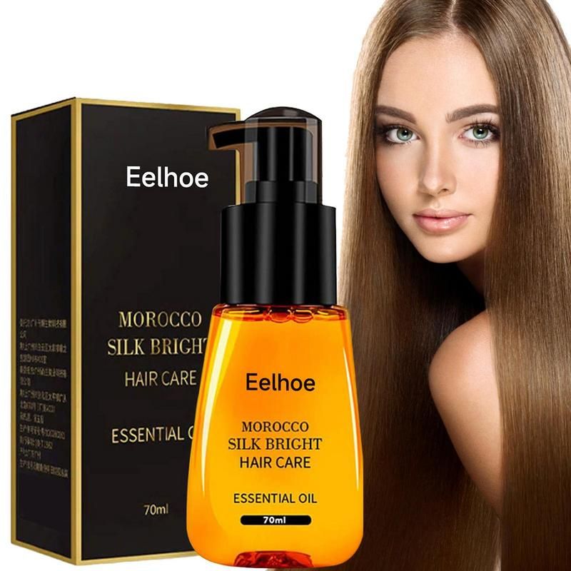 Huile Capillaire Anti-Frisottis, Soin Capillaire Brillant En...