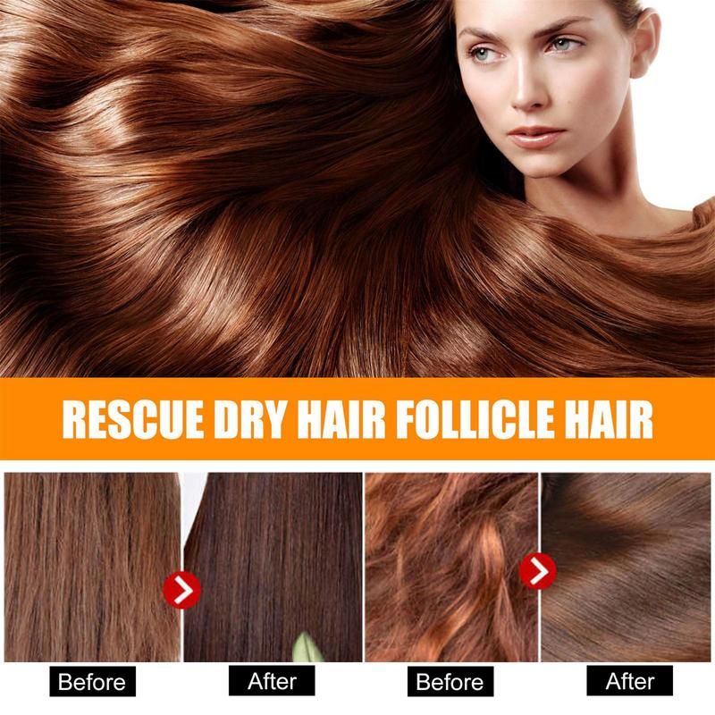 Huile Capillaire Anti-Frisottis, Soin Capillaire Brillant En... - 2